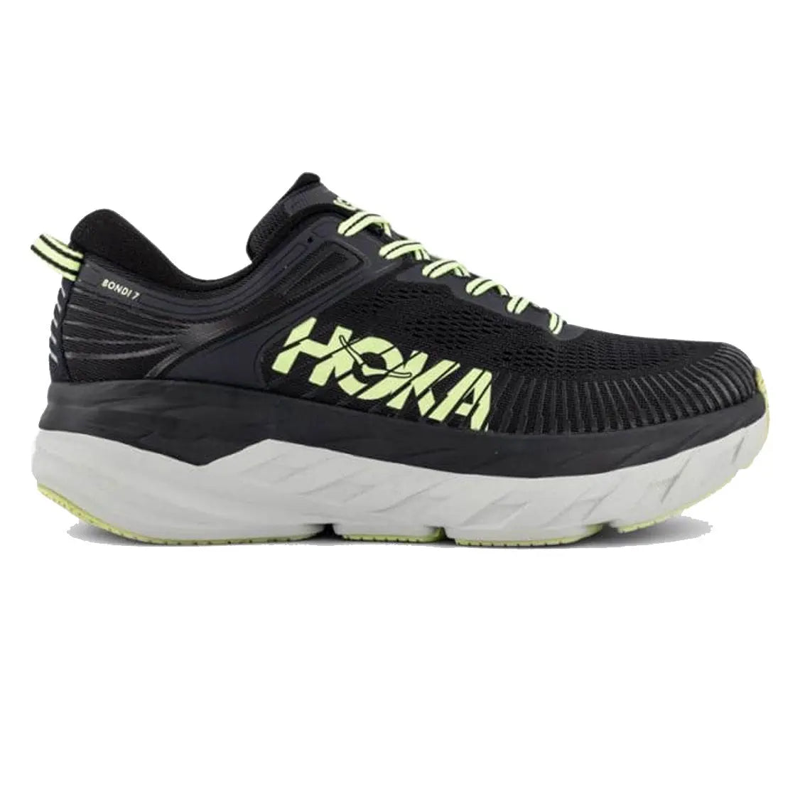 Mens Hoka Bondi 7 (Wide) - Blue Graphite / Butterfly