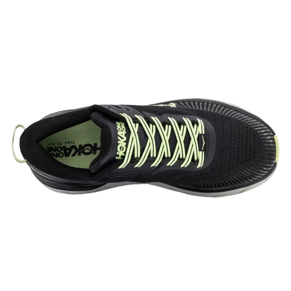Mens Hoka Bondi 7 (Wide) - Blue Graphite / Butterfly