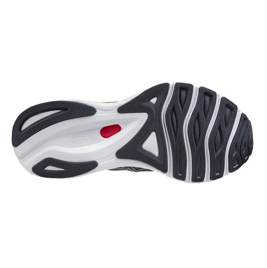 Mens Mizuno Wave Sky 6 (Wide) - Quiet Shade / Silver / Neo Lime
