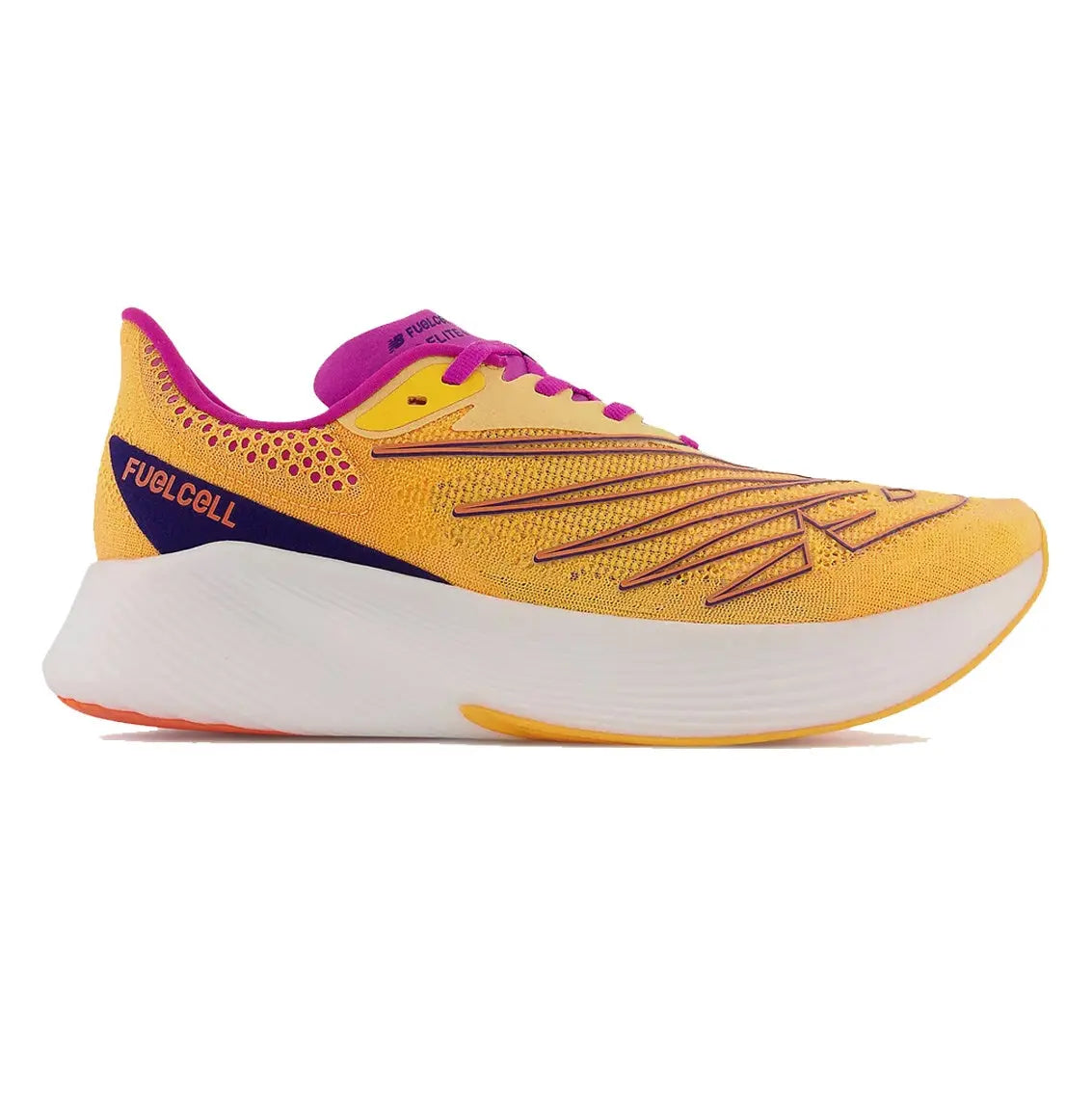 Mens New Balance FuelCell RC Elite v2 - Vibrant Apricot / Magenta Pop / Victory Blue