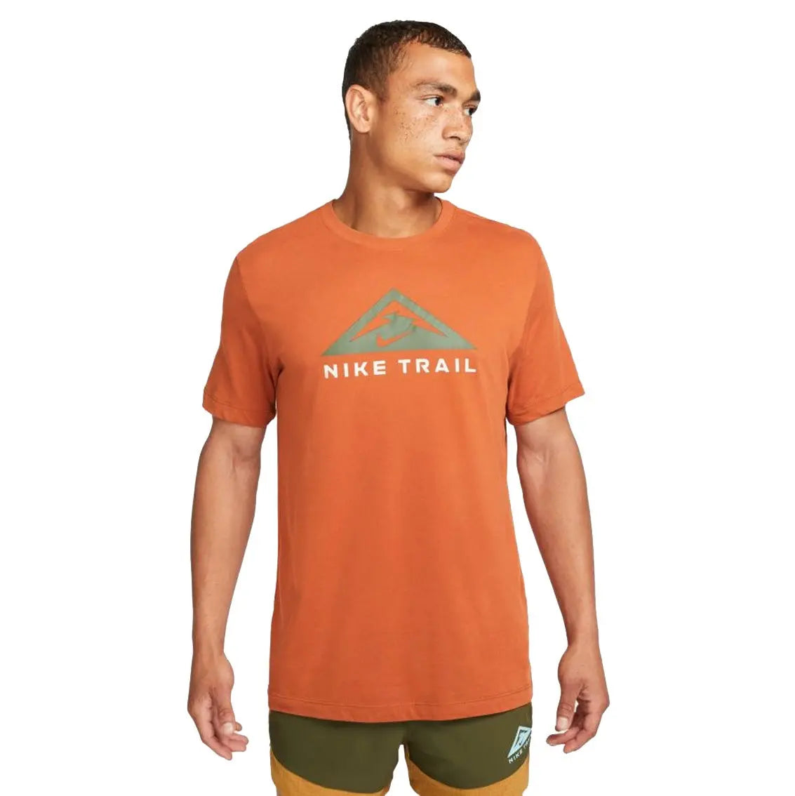Mens Nike Dri-FIT Trail Shirt - Orange