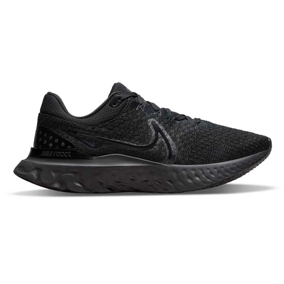 Mens Nike React Infinity Run FK 3 - Black / Black / Black