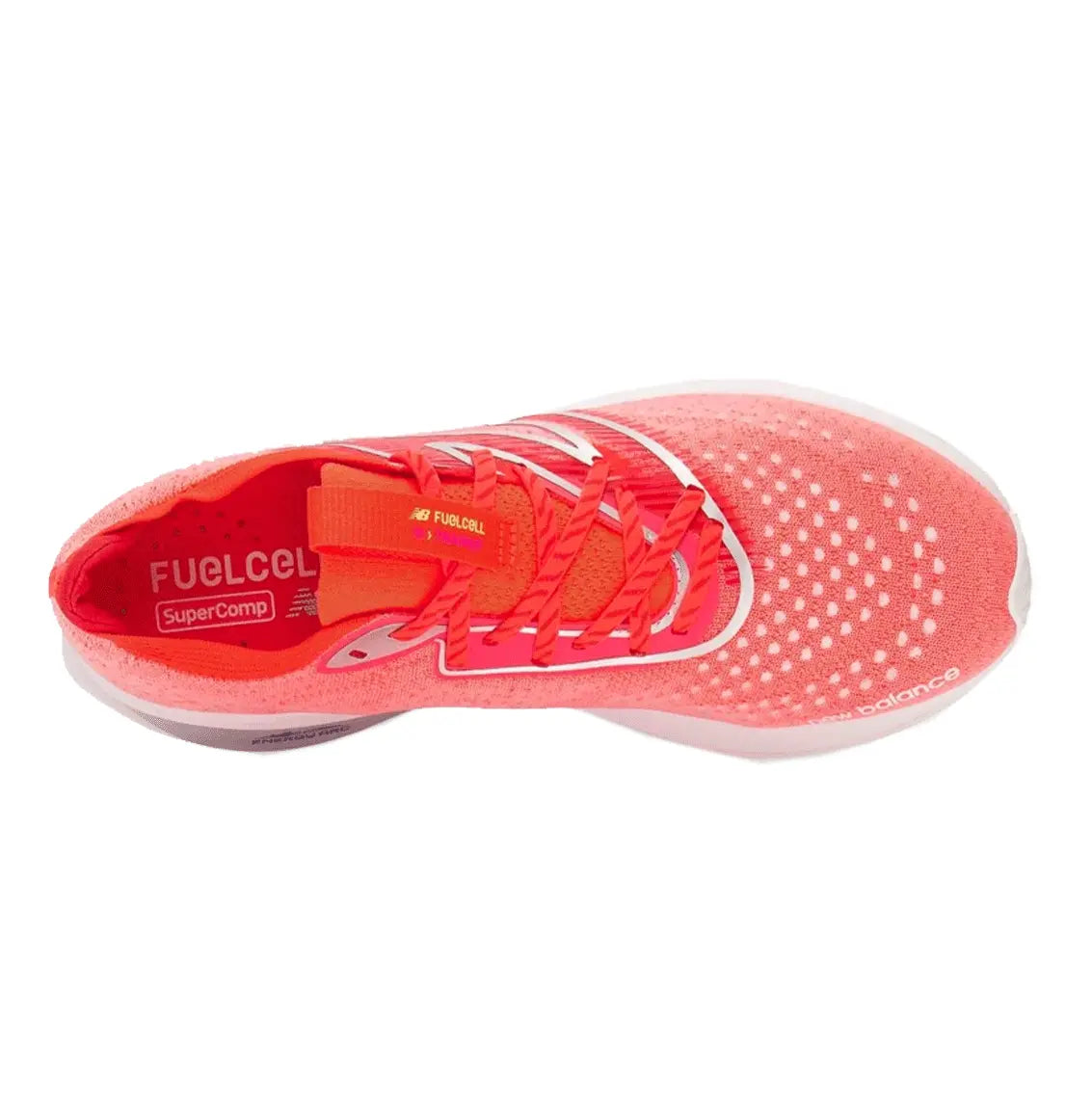 Womens New Balance Fuelcell SuperComp Trainer - Electric Red / Silver Metallic