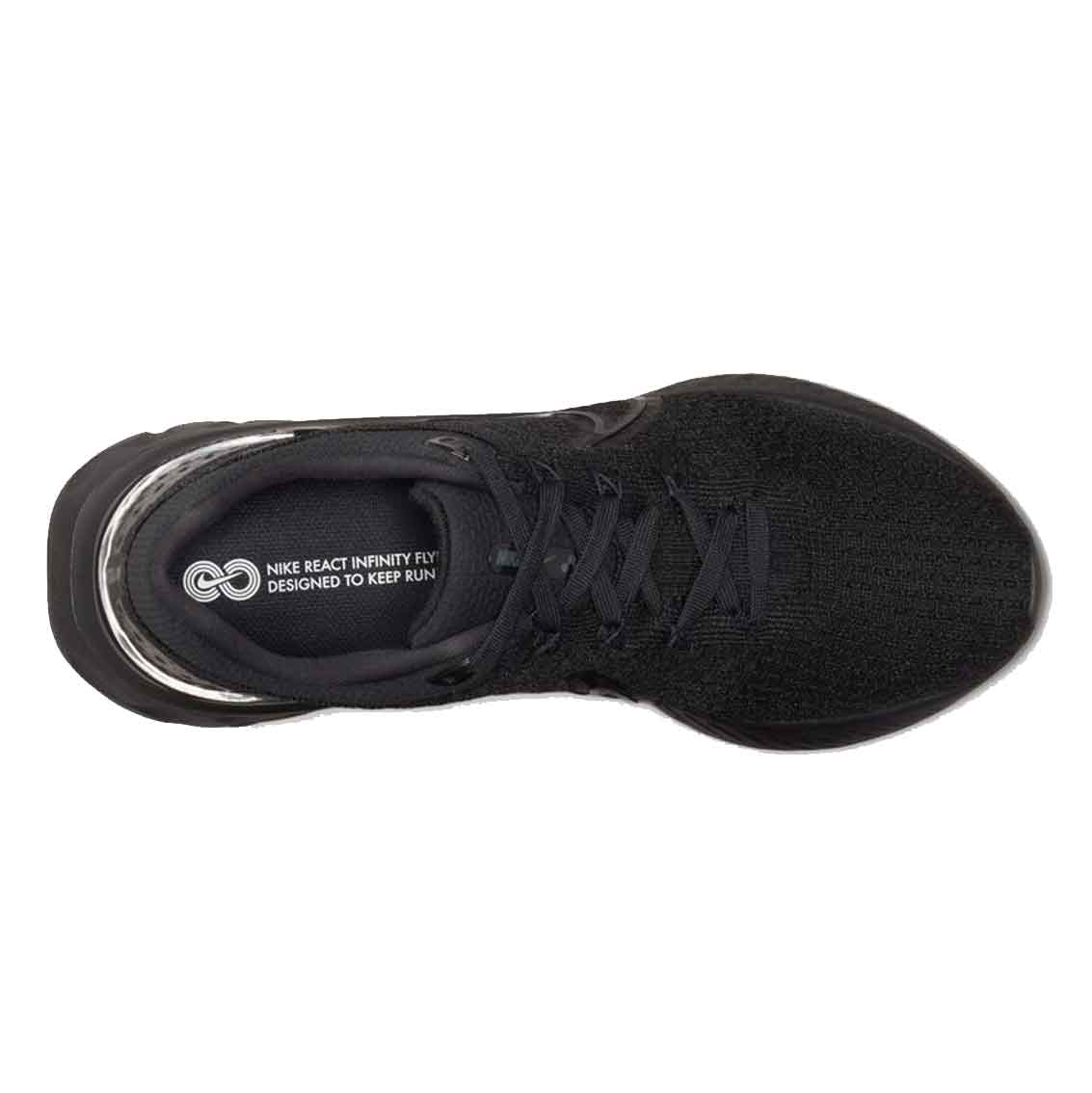 Mens Nike React Infinity Run FK 3 - Black / Black / Black