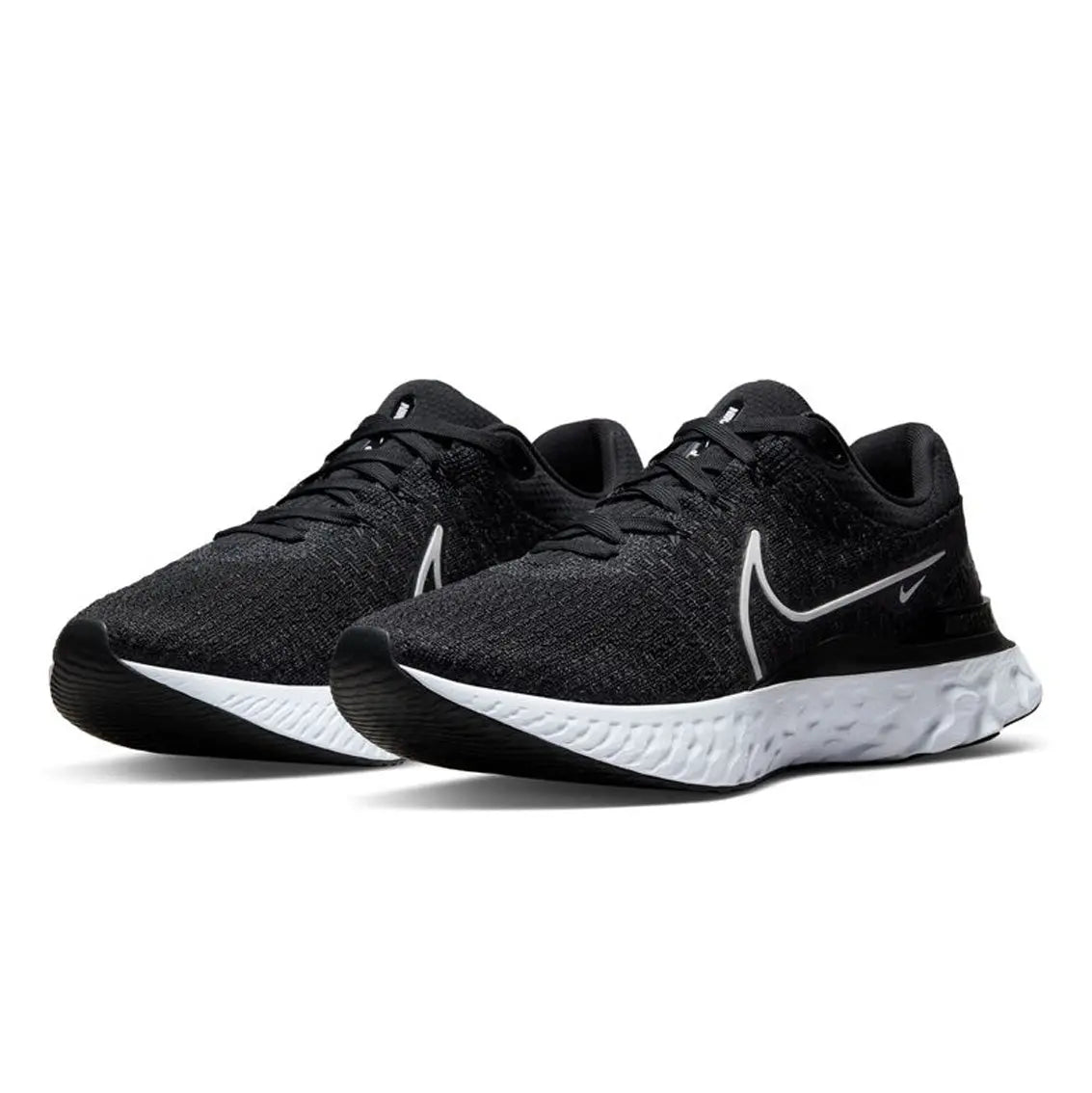 Mens Nike React Infinity Run FK 3 - Black / White