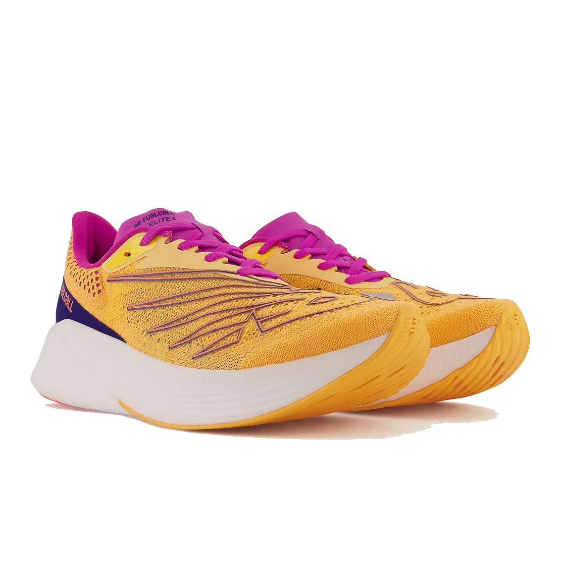 Mens New Balance FuelCell RC Elite v2 - Vibrant Apricot / Magenta Pop / Victory Blue