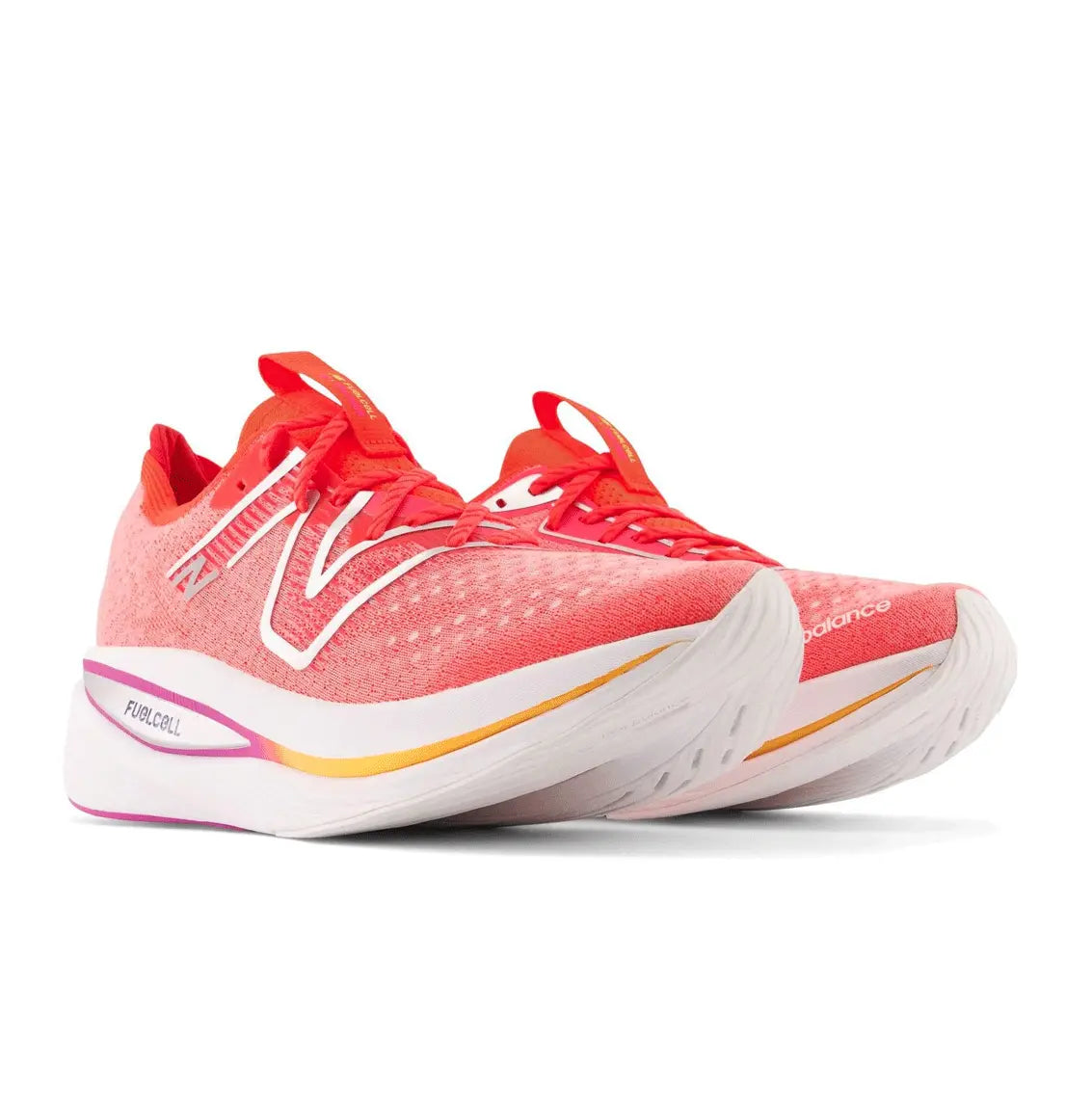 Womens New Balance Fuelcell SuperComp Trainer - Electric Red / Silver Metallic