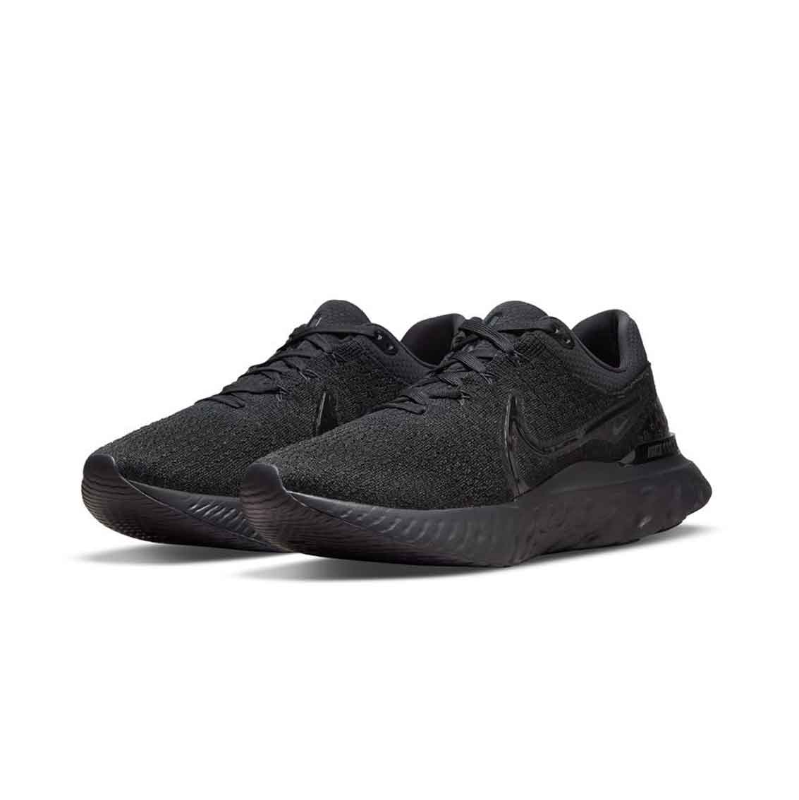 Mens Nike React Infinity Run FK 3 - Black / Black / Black