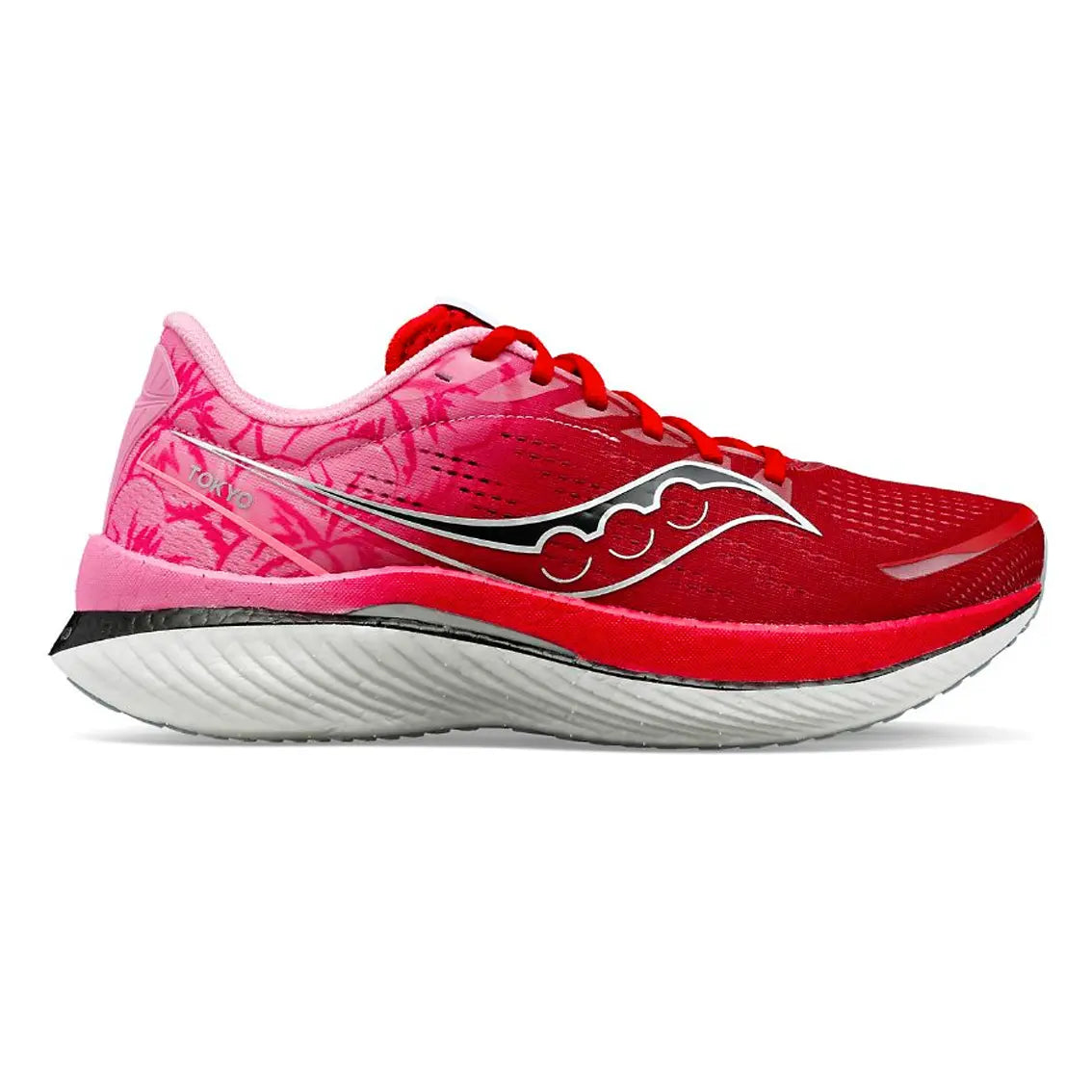 Womens Saucony Endorphin Speed 3 Tokyo - Red / Gray