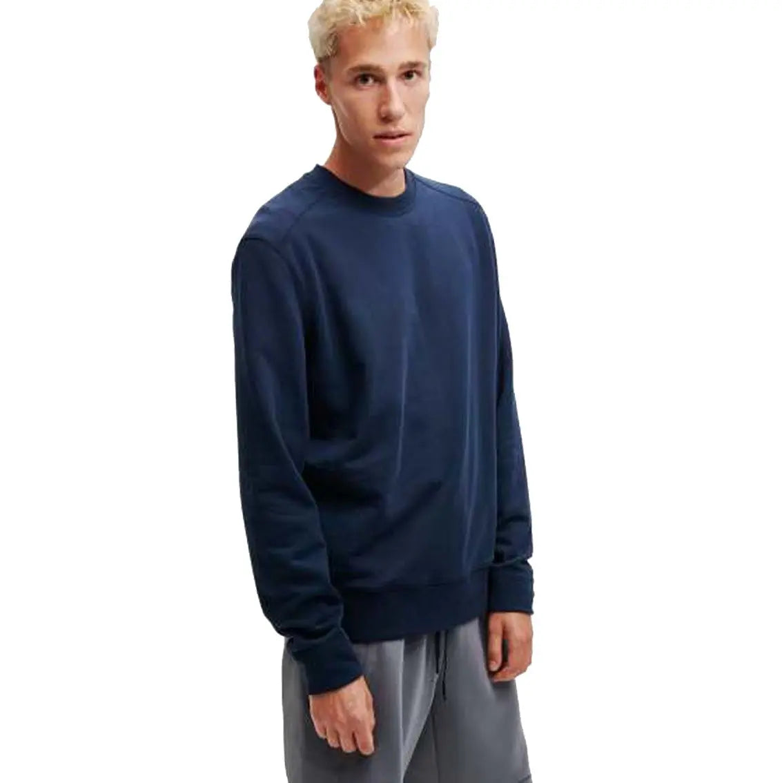 Mens On Running Crew Neck - Navy