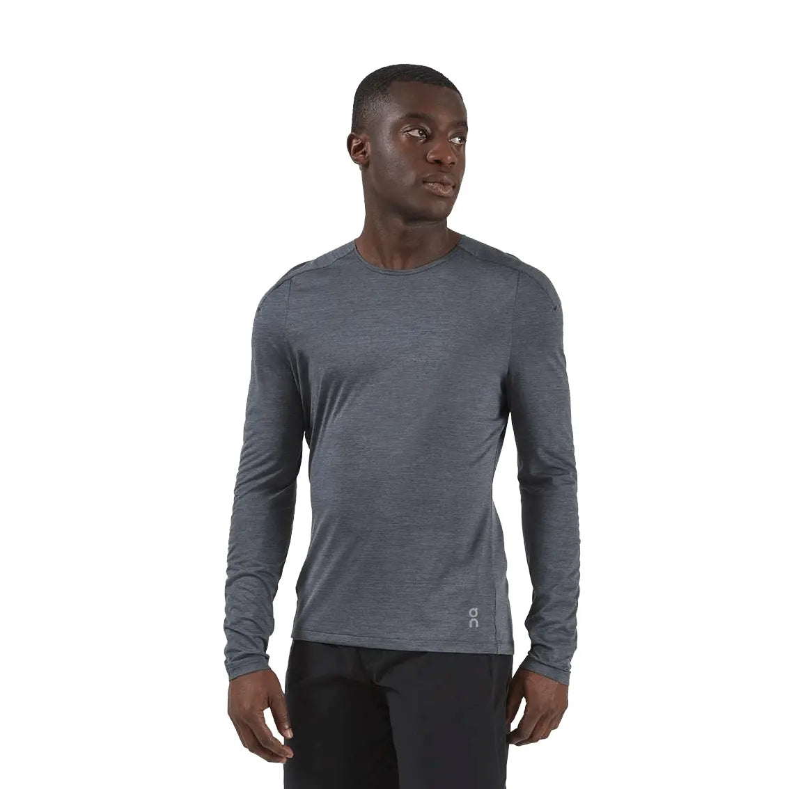 Mens On Running Performance Long  T - Dark