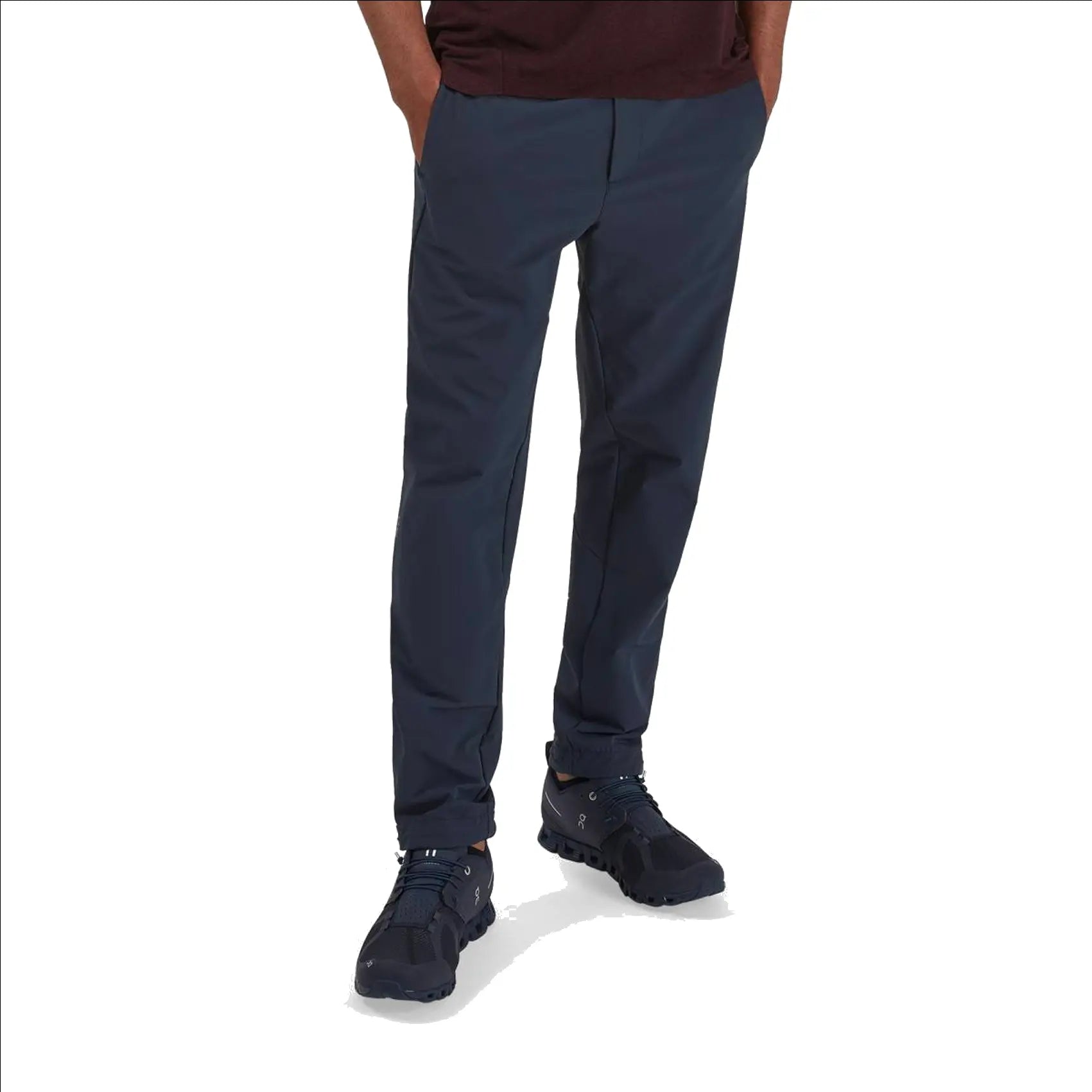 Mens On  Running Active Pants - Navy