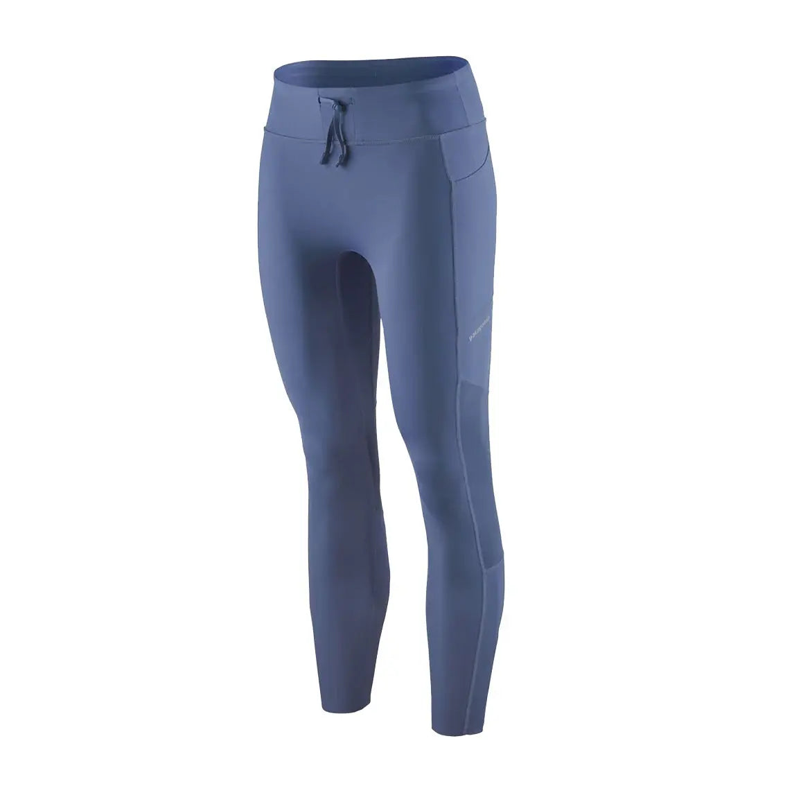 Womens Patagonia Endless Run 7/8 Tights - Current Blue