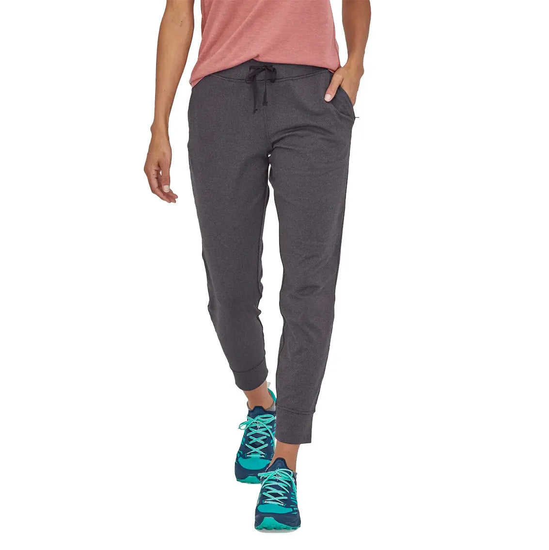 Womens Patagonia Pack Out Joggers - Black / Dye