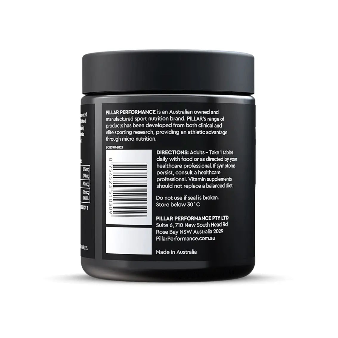 PILLAR Performance Elite Calcium Tablets