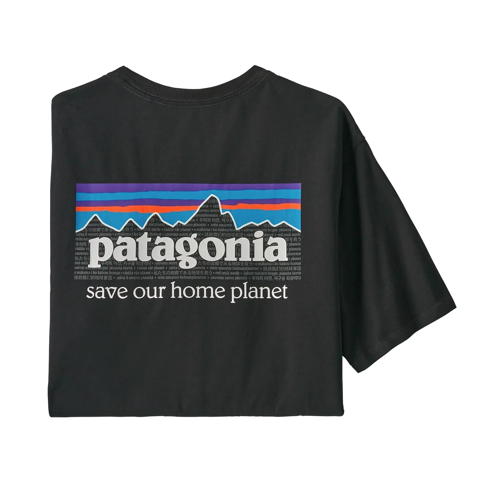 Mens Patagonia P-6 Mission Organic Shirt - Ink Black