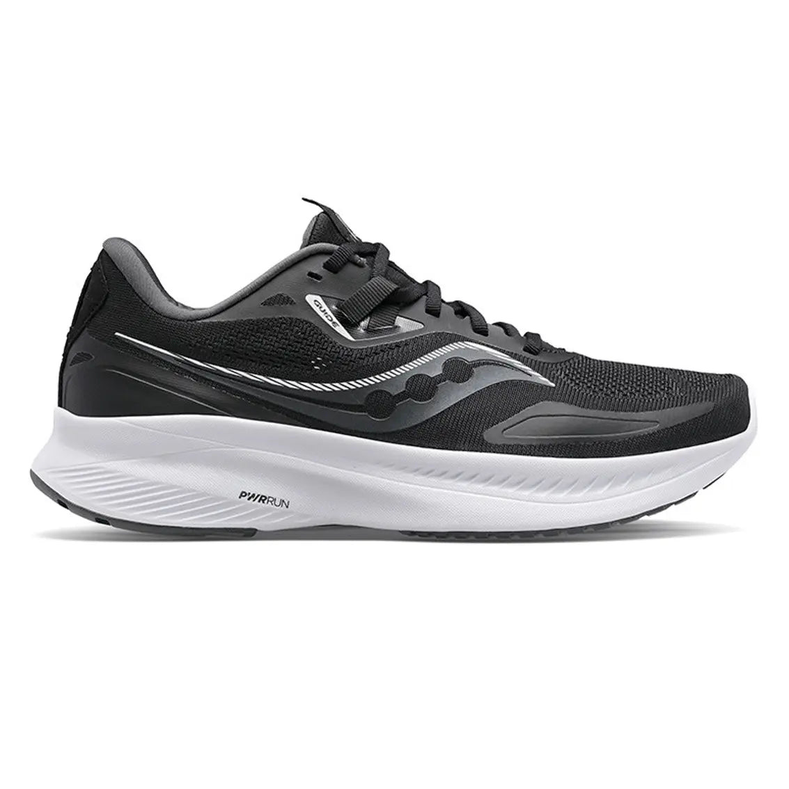 Womens Saucony Guide 15 (Wide) - Black / White