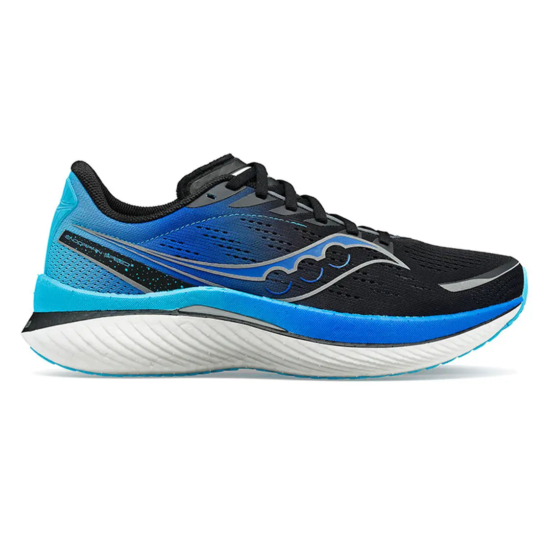 Mens Saucony Endorphin Speed 3 - Black / Blue / Noir