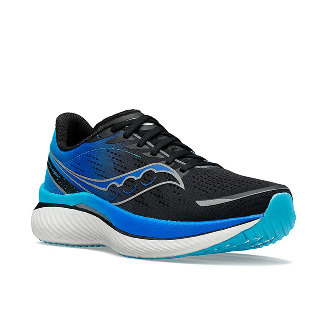 Mens Saucony Endorphin Speed 3 - Black / Blue / Noir