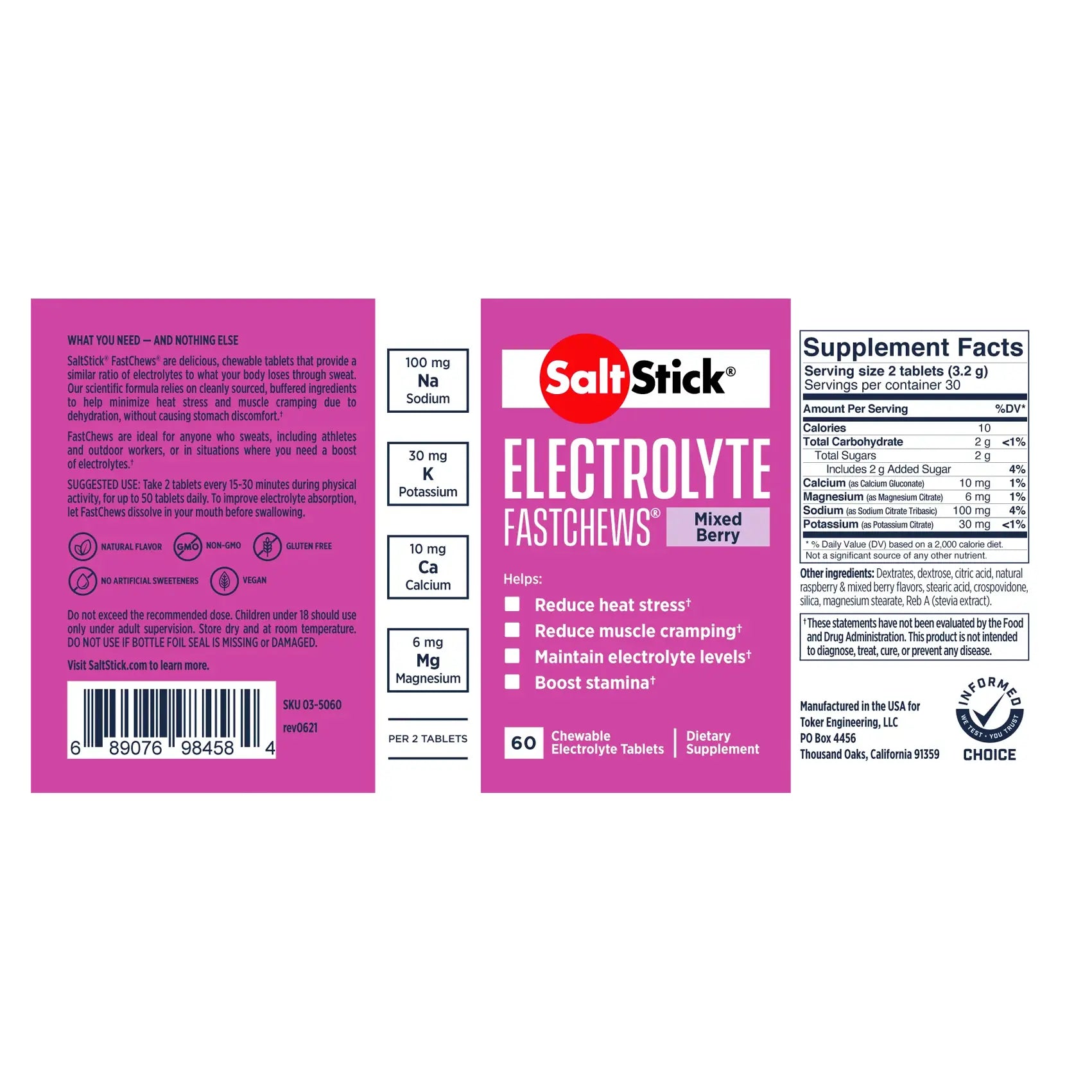 Saltstick Fastchew - Mixed Berry
