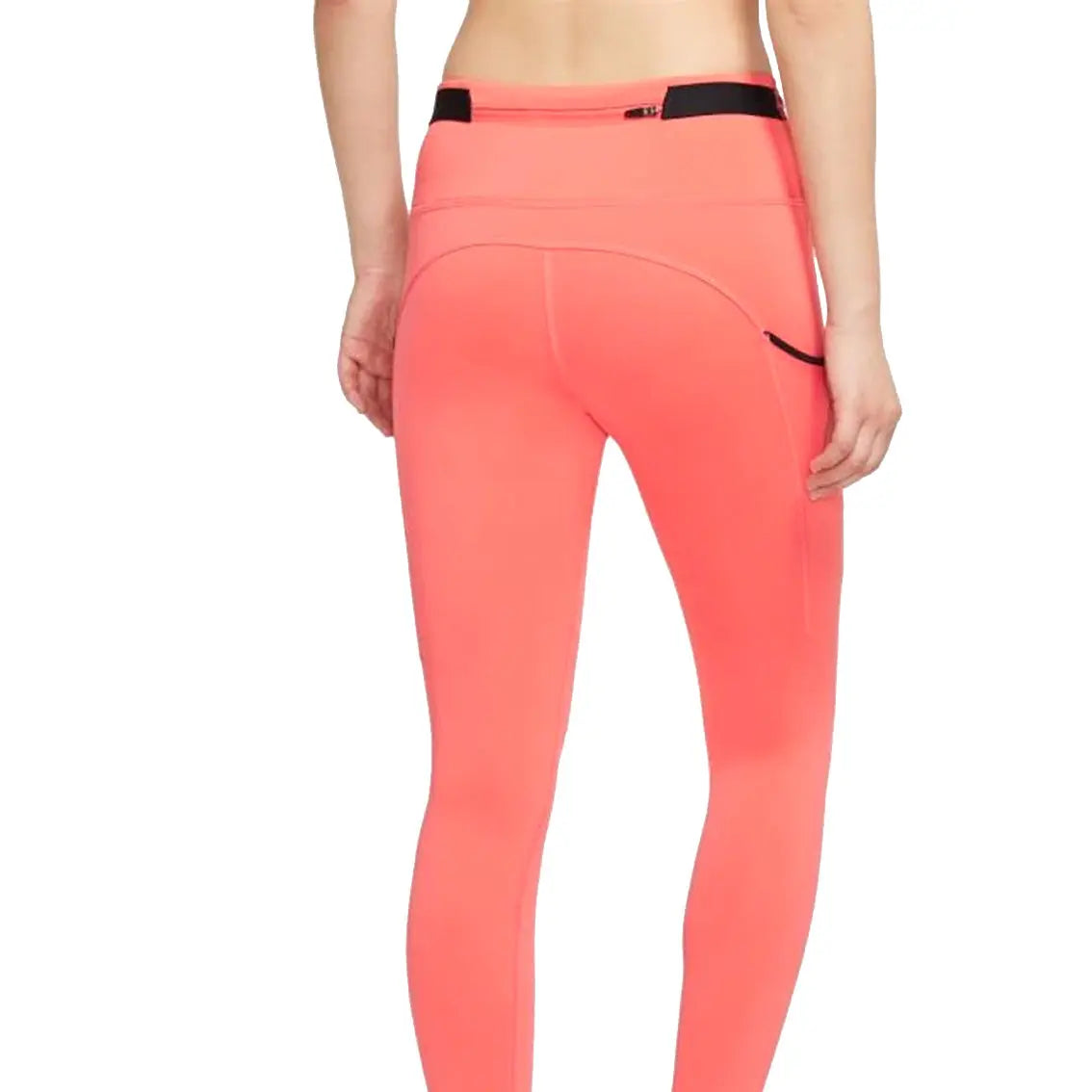 Womens Nike Epic Luxe Tight Trail - Magic Ember / Black