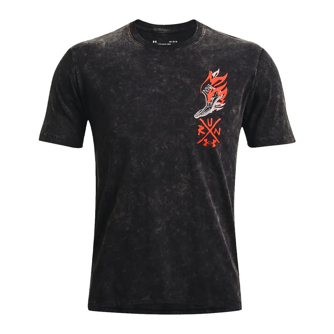 Mens Under Armour Destroy All Miles Tee - Black